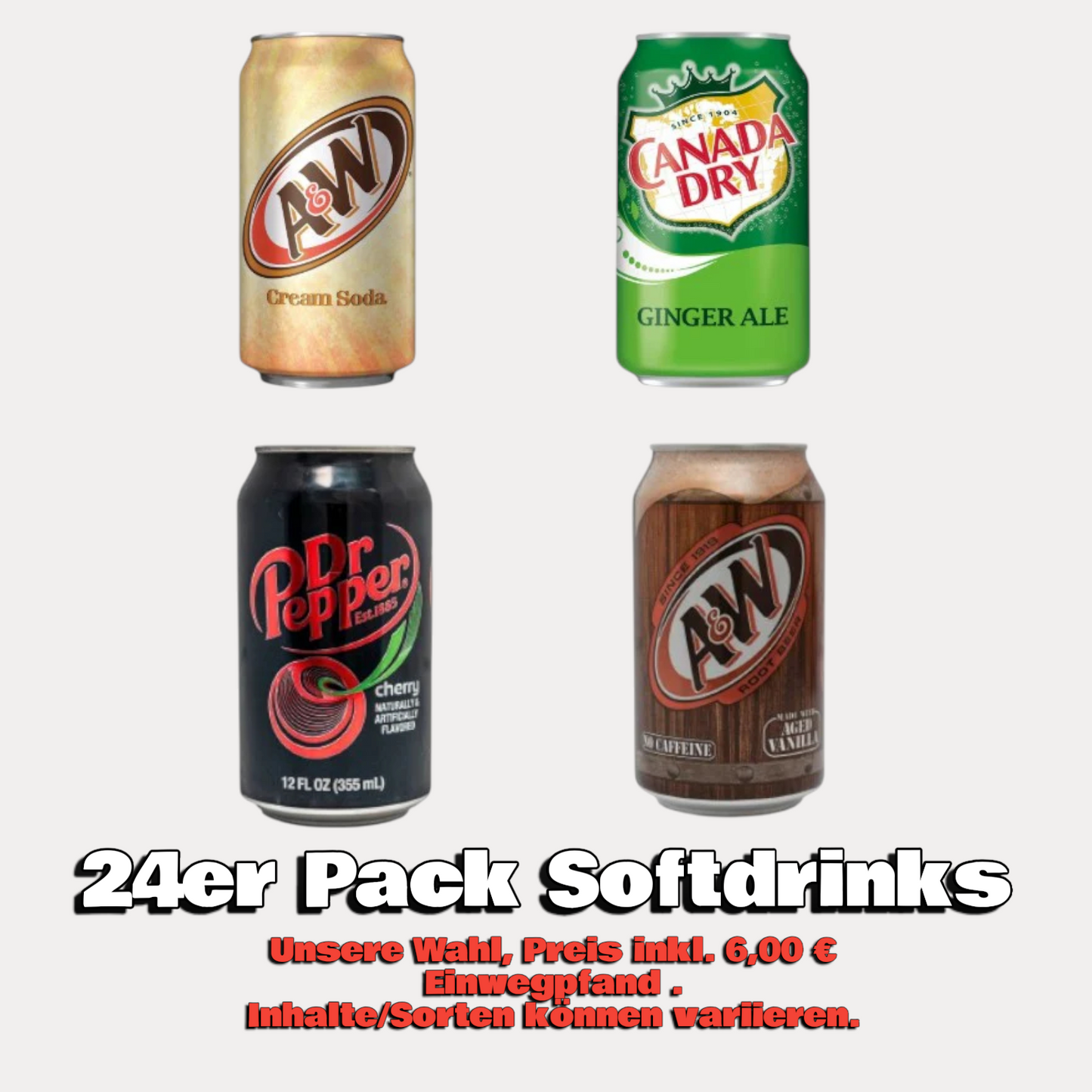 US Softdrink Mystery Box 24x355ml