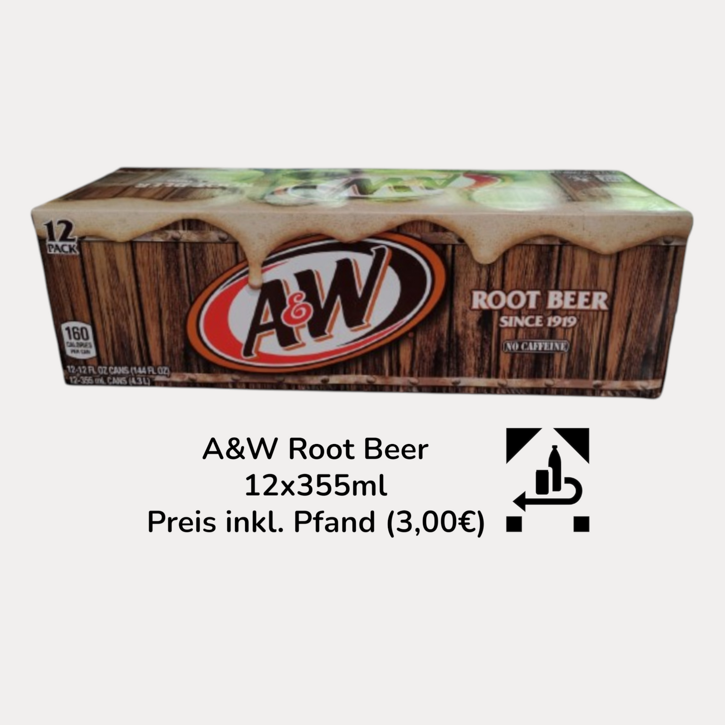 A&W Root Beer - 12 x 355ml