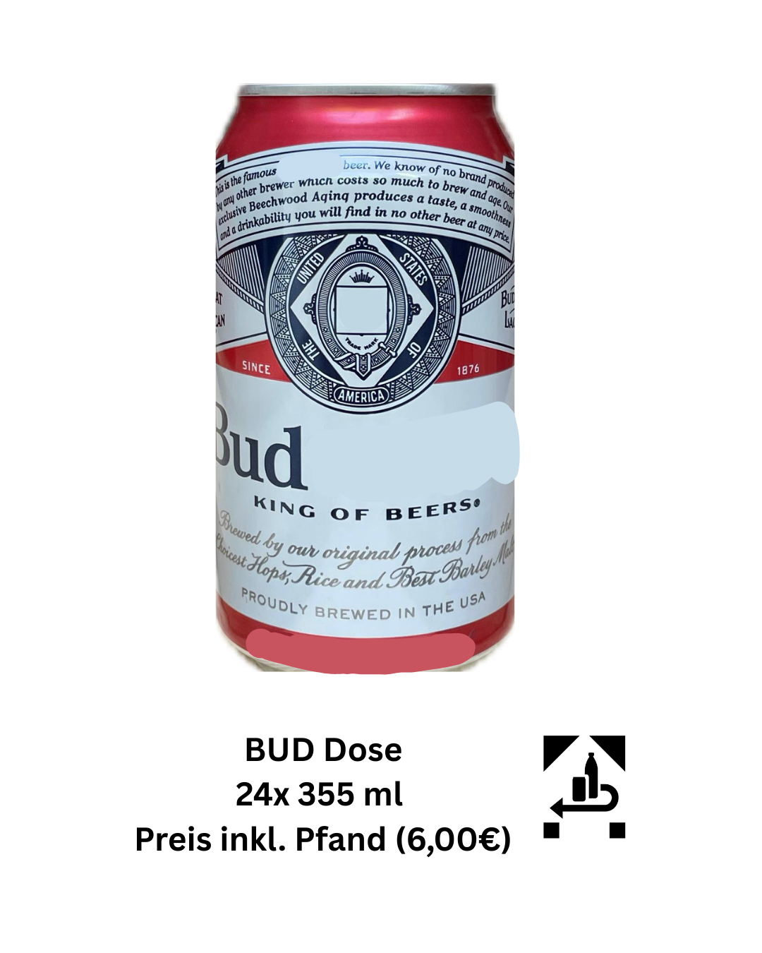 BUD Dose - 355ml MHD: 29.03.2026