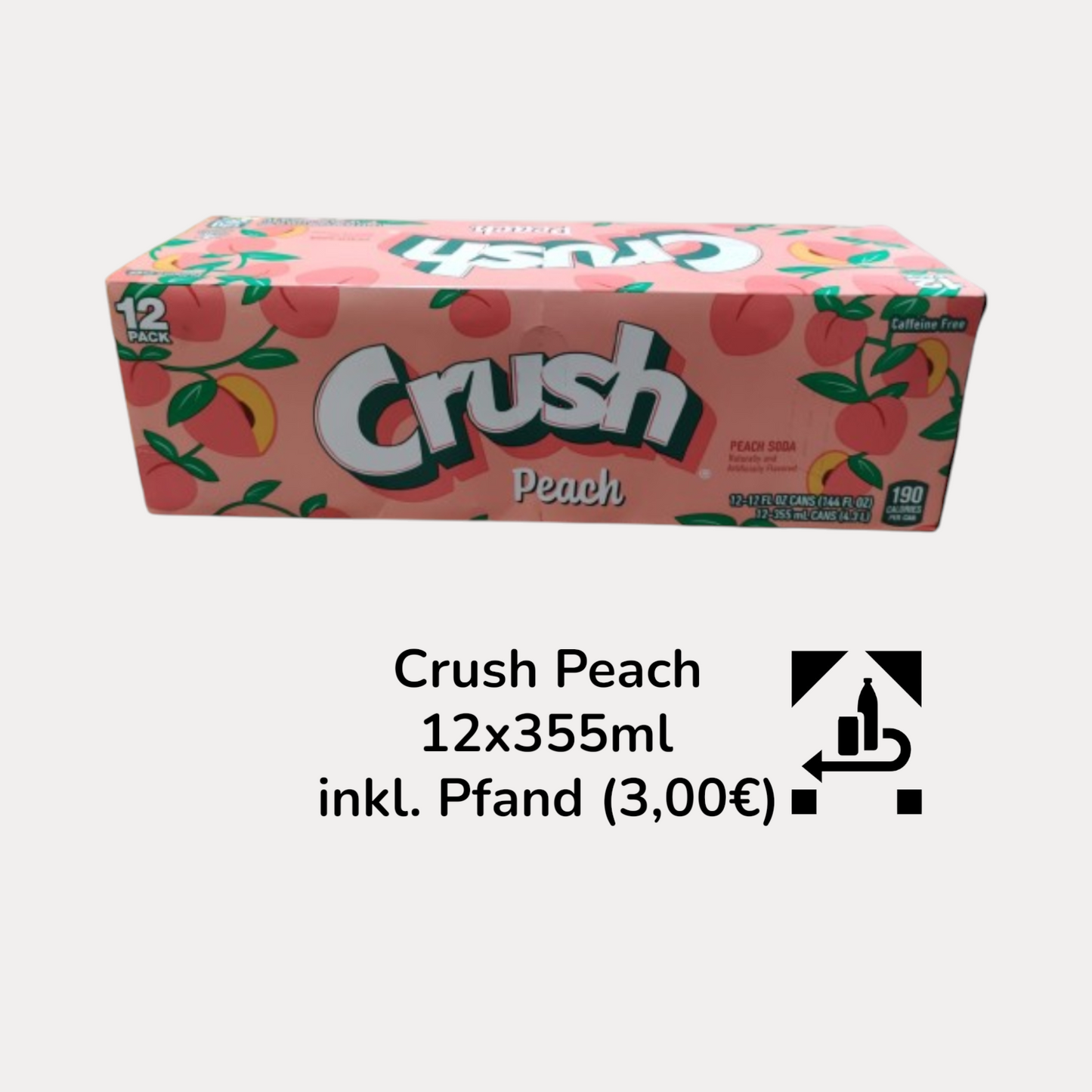 Crush Peach - 12 x 355ml