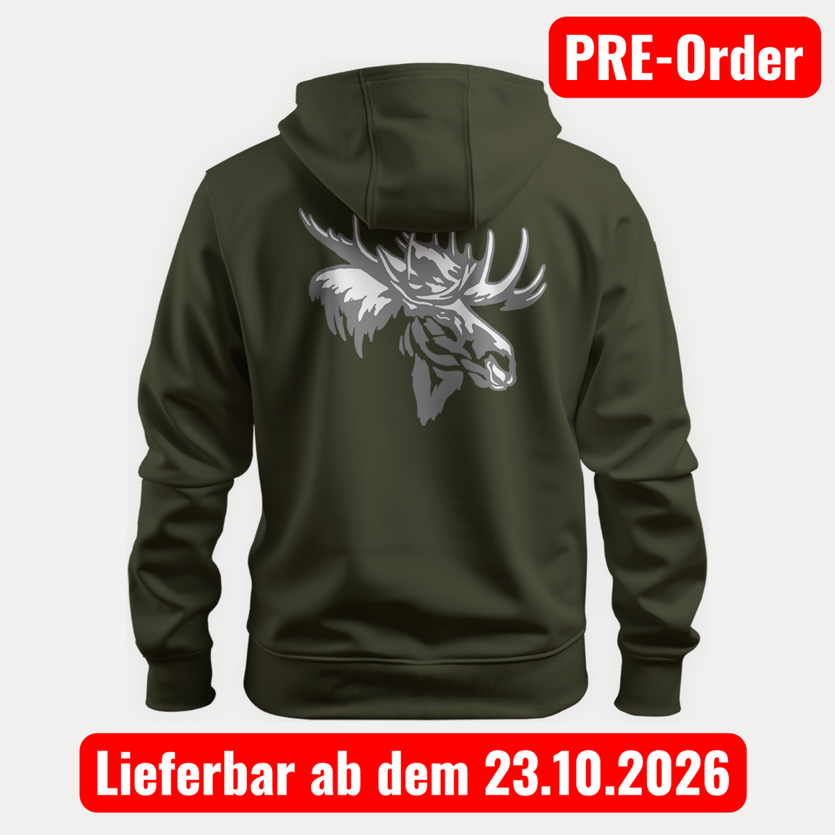 Bulletproof Elch Hoodie