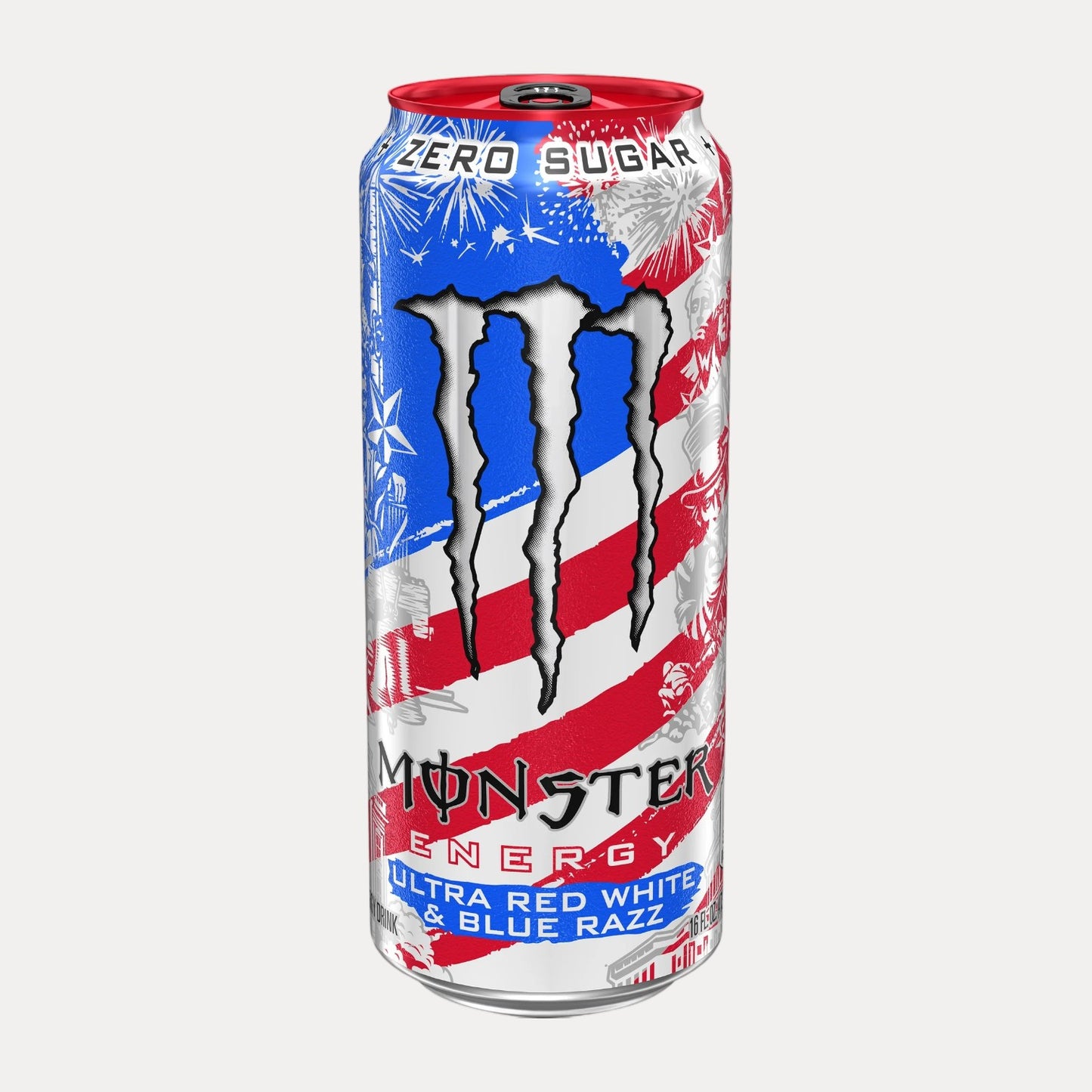 Monster Red White & Blue Razz 473ml