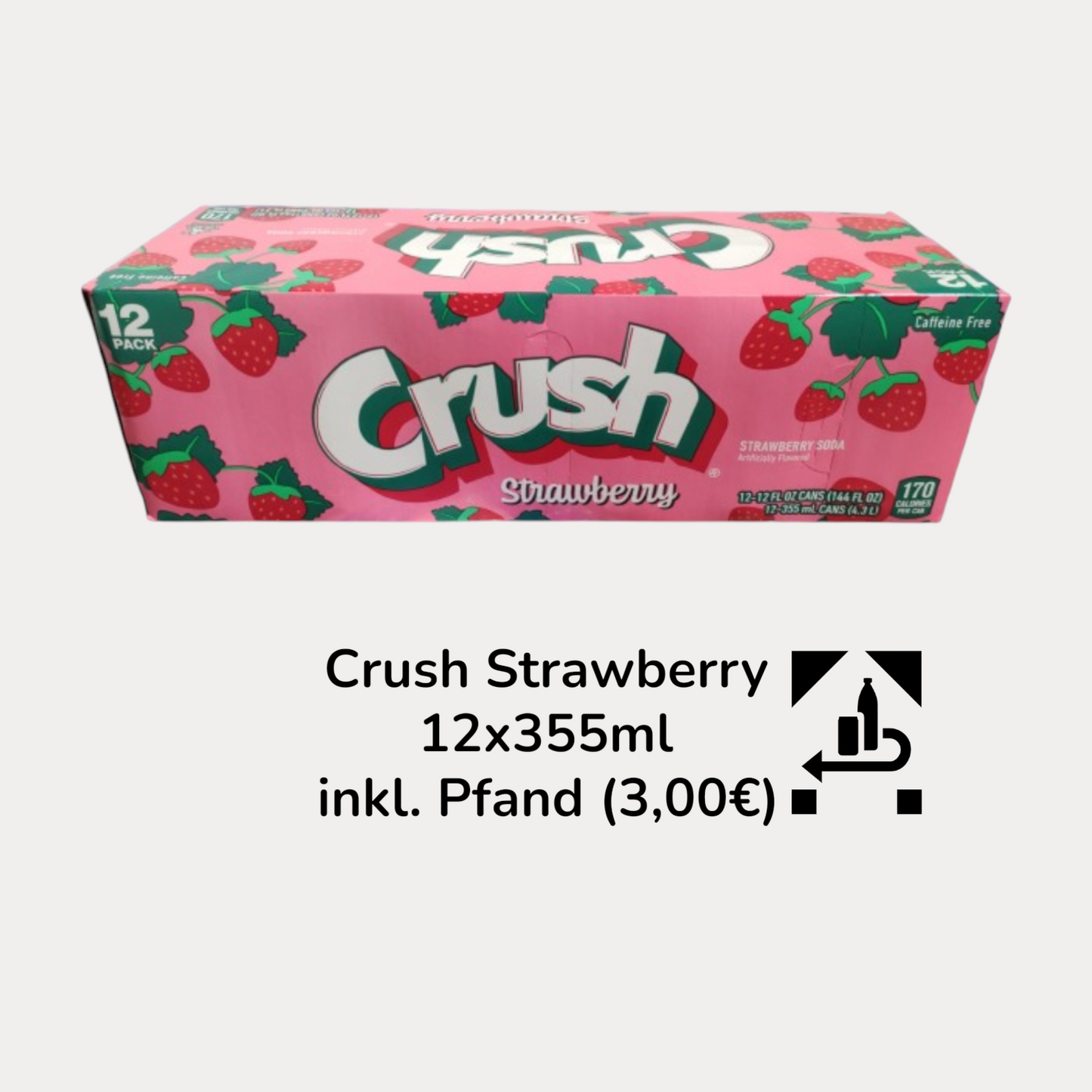 Crush Strawberry - 12 x 355ml