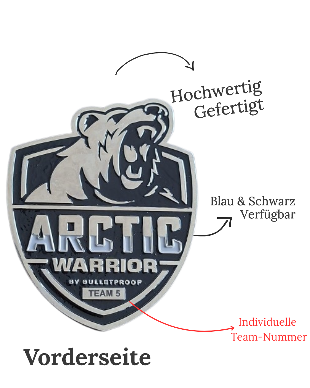 Arctic Warrior Sammel-Abzeichen XXL 150g