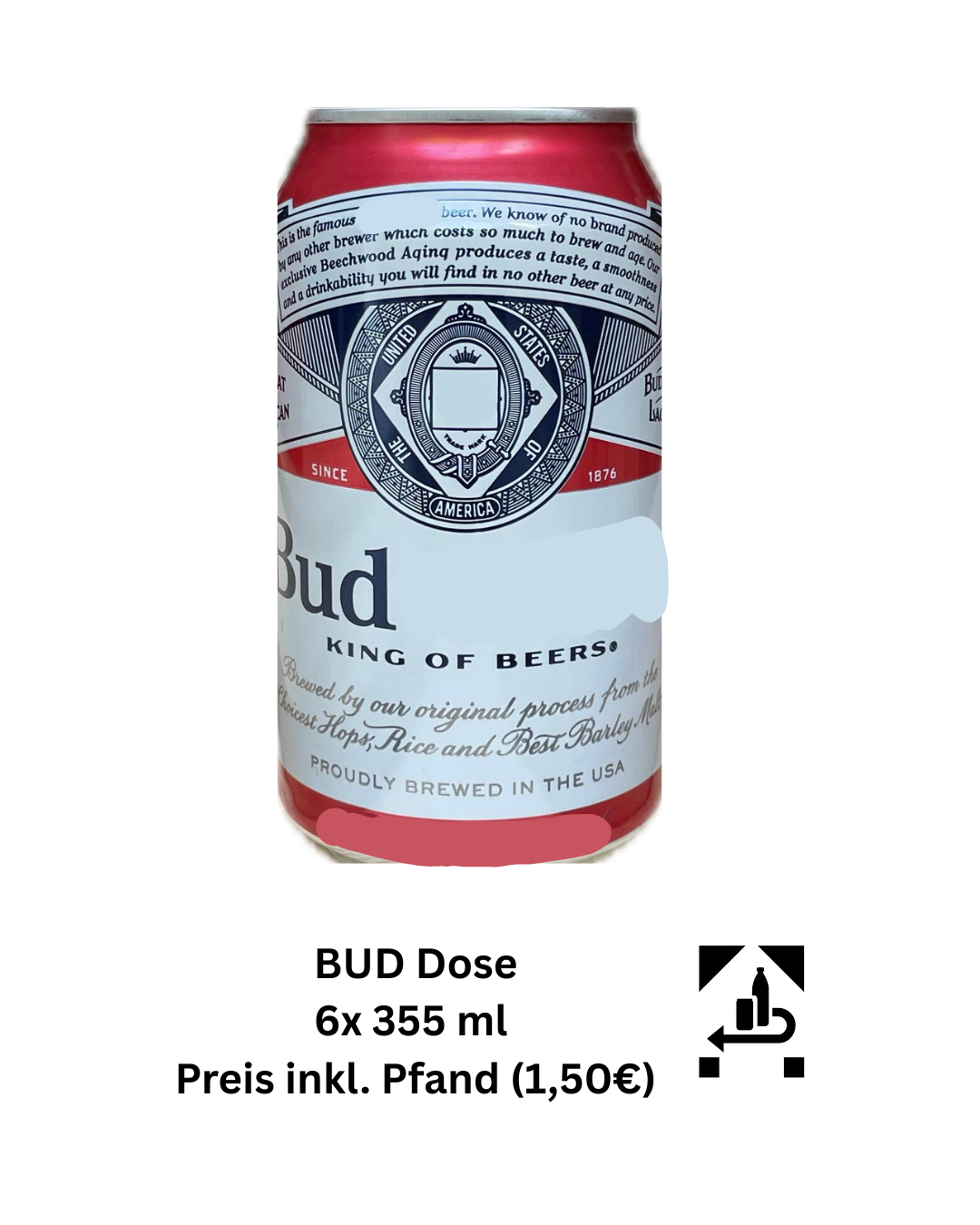 BUD Dose - 355ml MHD: 29.03.2026