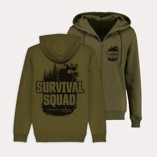 Survival Squad Zip Hoodie (versch. Designs)