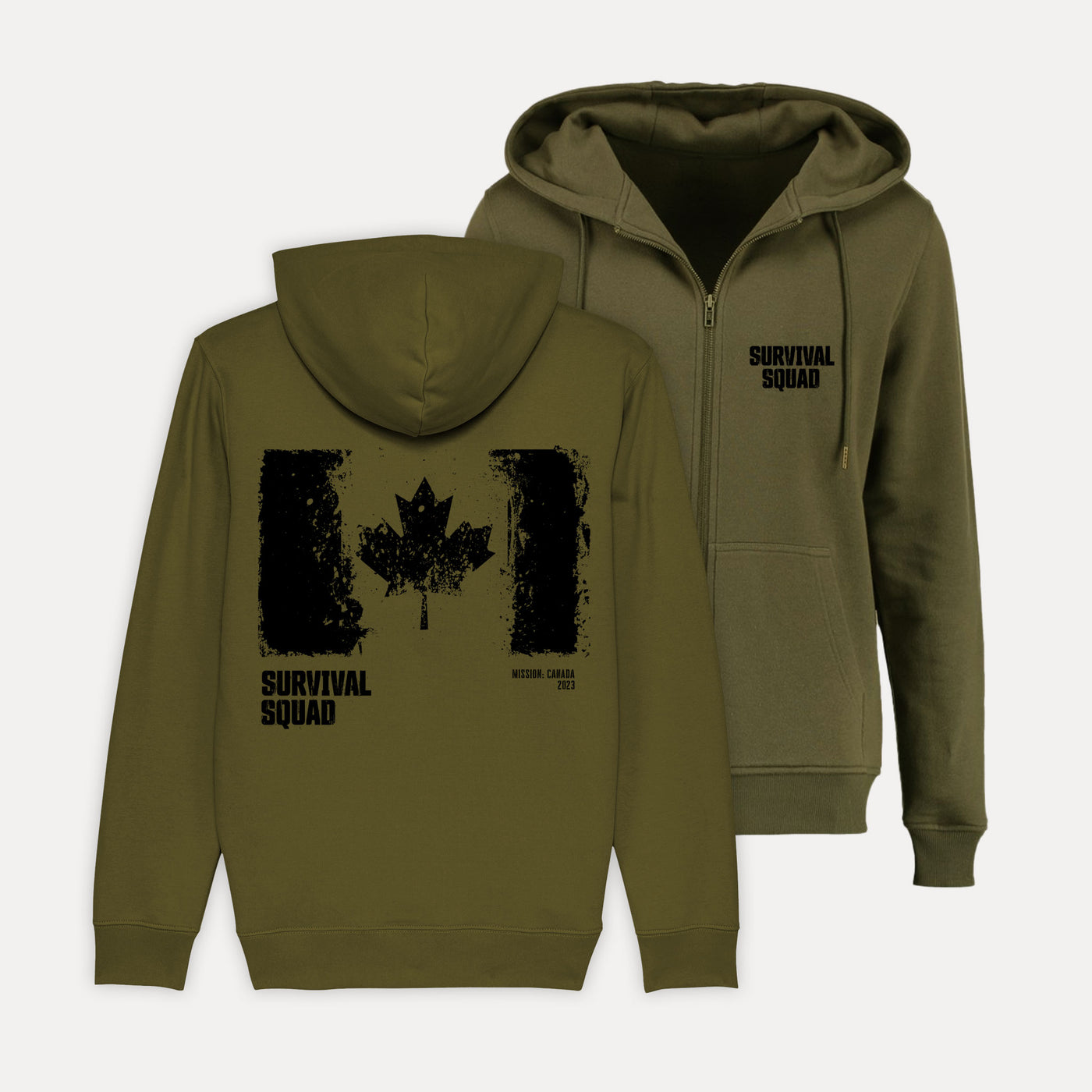 Survival Squad Canada Zip Hoodie