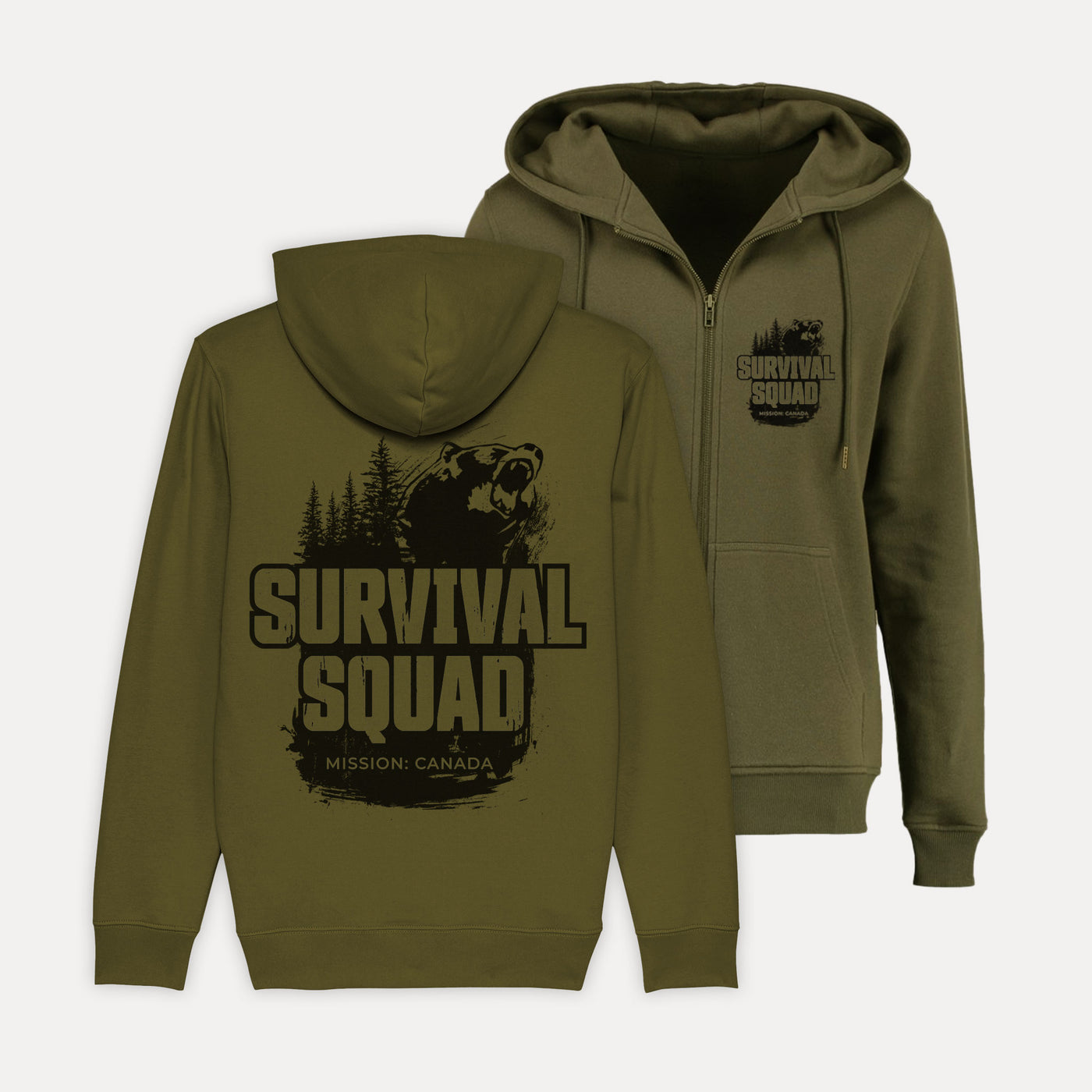Survival Squad Zip Hoodie