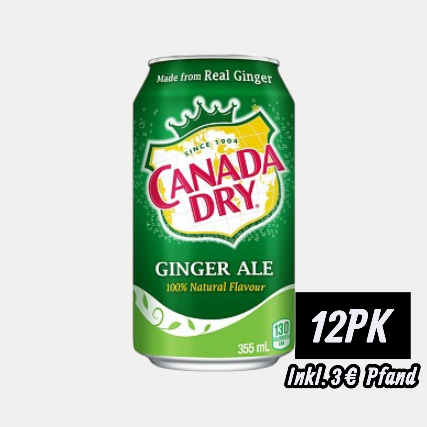 Canada Dry Ginger Ale -  12 x 355ml  (Auslieferung ab KW 37)