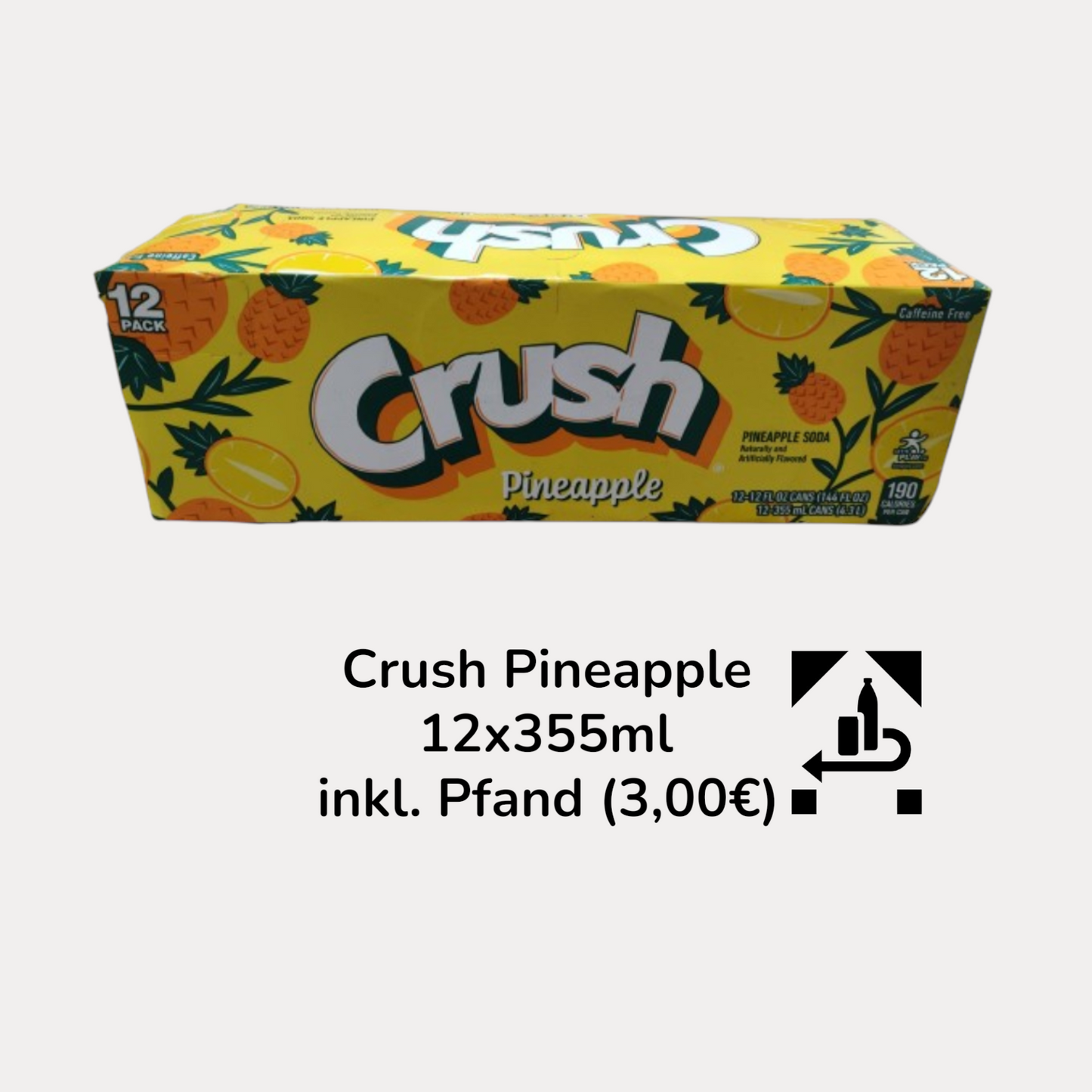 Crush Pineapple - 12 x 355ml