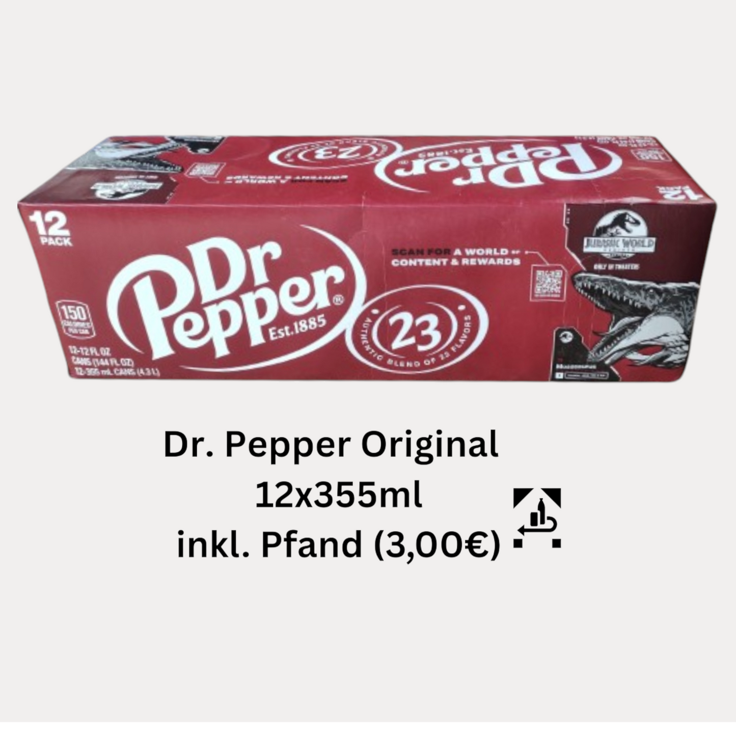 Dr. Pepper Original - 12 x 355ml