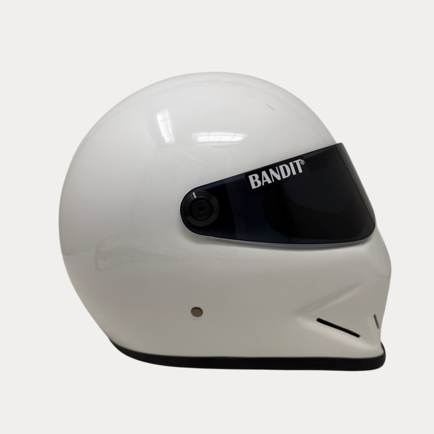 Original Bandit Crystal Helm + Alpine Stars FIA Standart Handschuhe signed by Jean Pierre