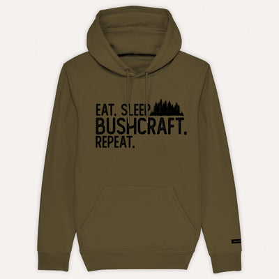 Eat. Sleep. Bushcraft. Repeat. Hoodie